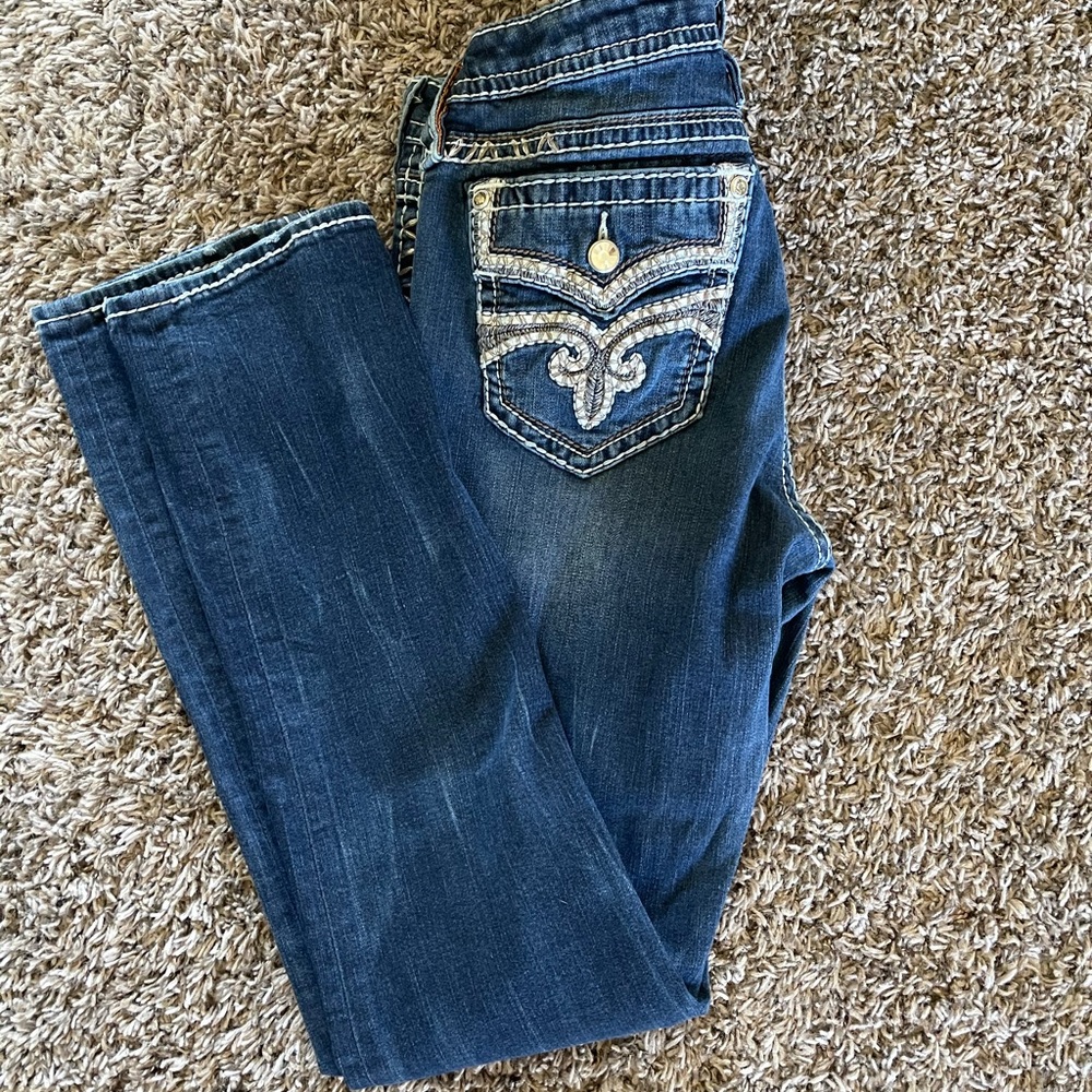 Size 31 Rock Revival “Sukara” Mid-Rise Straight